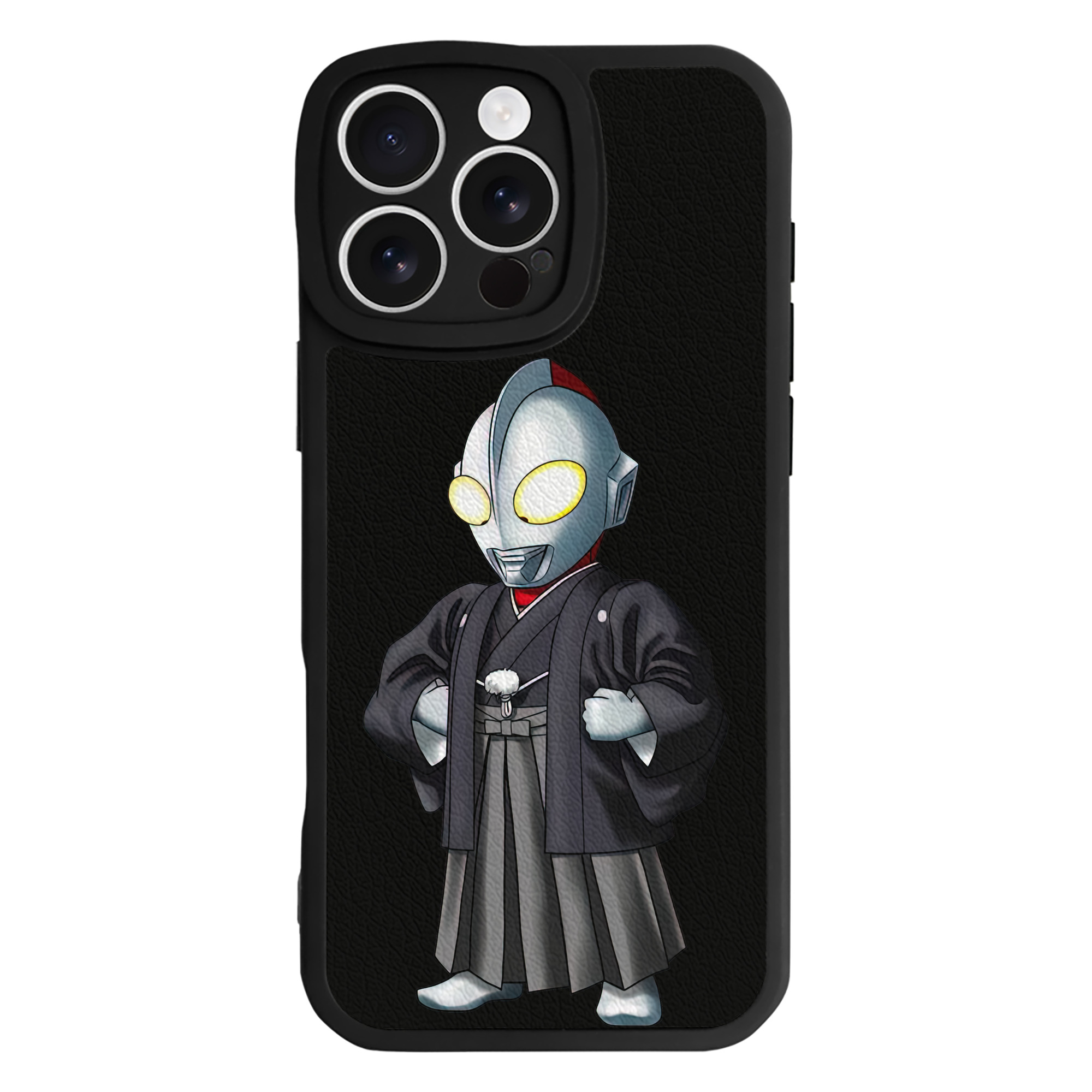 （画像用） ウルトラマン Ultraman 【iPhone 16シリーズ対応】シリコンスマホケース（レザー調） 材質：シリコン
